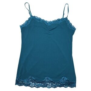 The Limited MEDIUM Y2K Style Lace Trim Romantic Delicate Coquette Camisole